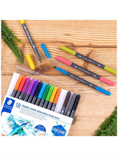 Load image into Gallery viewer, Staedtler Double Side Watercolour Brush Pen Set (Pack of 18)
