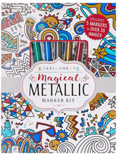 Load image into Gallery viewer, Kaleidoscope Magical Metallic Marker Kit
