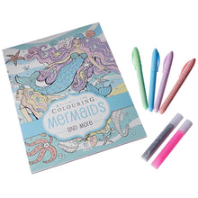 Load image into Gallery viewer, Kaleidoscope Pastel Colouring Kit: Mermaids and More
