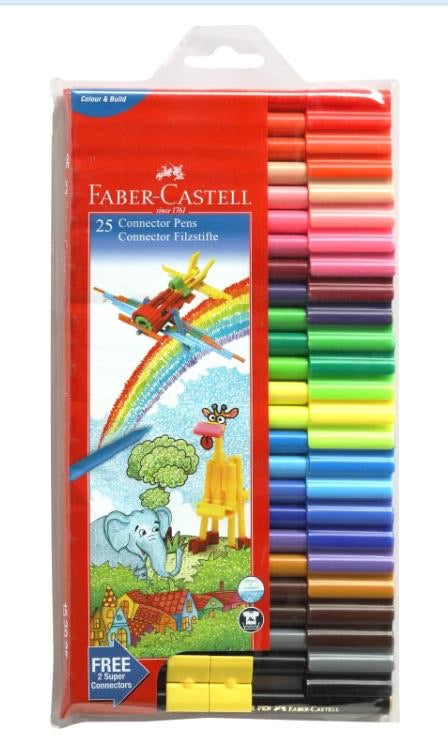 Faber Castell 25 Pc Connector Pens