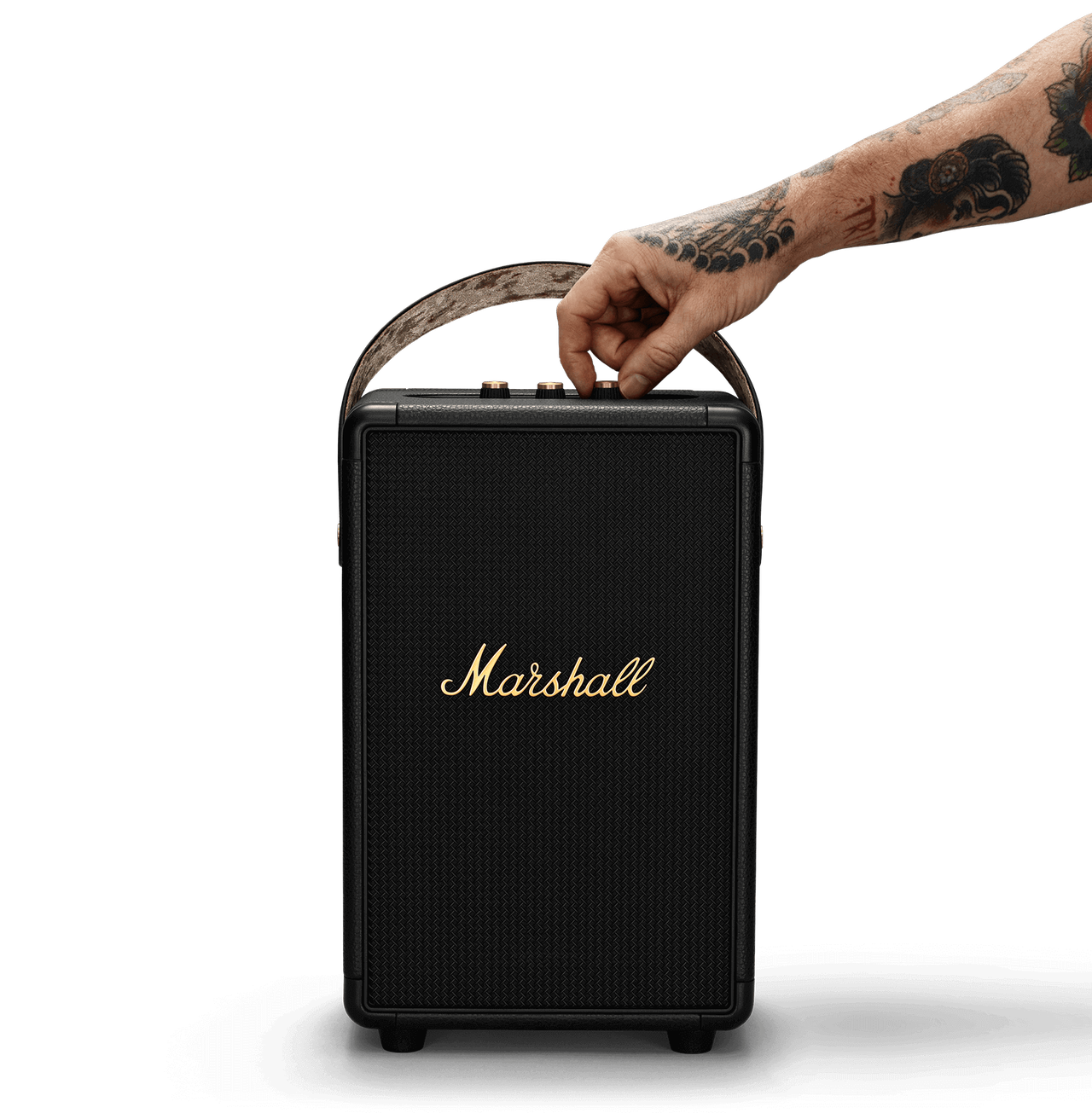 Marshall Tufton Brass Edition (80 watts portable Bluetooth Marshall Tufton Brass Edition (80 watts portable Bluetooth
