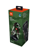 Load image into Gallery viewer, JBL Flip 4, Wireless Portable Bluetooth Speaker with Mic, JBL Signature Sound with Bass Radiator, Vibrant Colors with Rugged Fabric Design, JBL Connect+, IPX7 Waterproof &amp; AUX (Squad)
