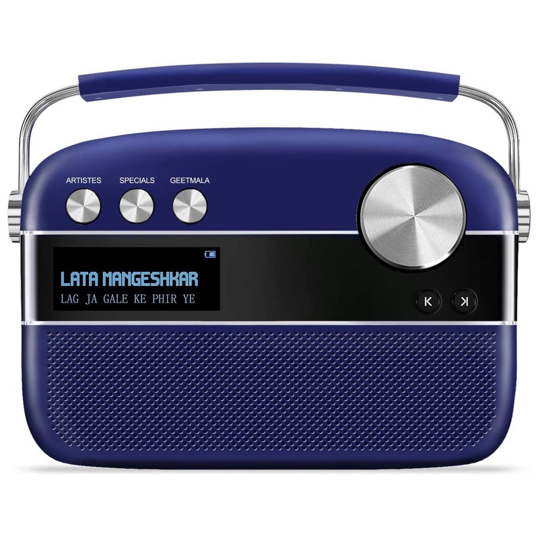 Saregama Carvaan Portable Music Player with 5000 Preloaded Songs, FM/BT/AUX  (Ro