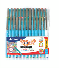 Load image into Gallery viewer, Artline FD6342300004 Yoodle Fine Line Pen Set - Pack of 25 + Bonus Sign Pen
