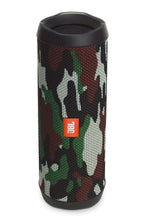 Load image into Gallery viewer, JBL Flip 4, Wireless Portable Bluetooth Speaker with Mic, JBL Signature Sound with Bass Radiator, Vibrant Colors with Rugged Fabric Design, JBL Connect+, IPX7 Waterproof &amp; AUX (Squad)
