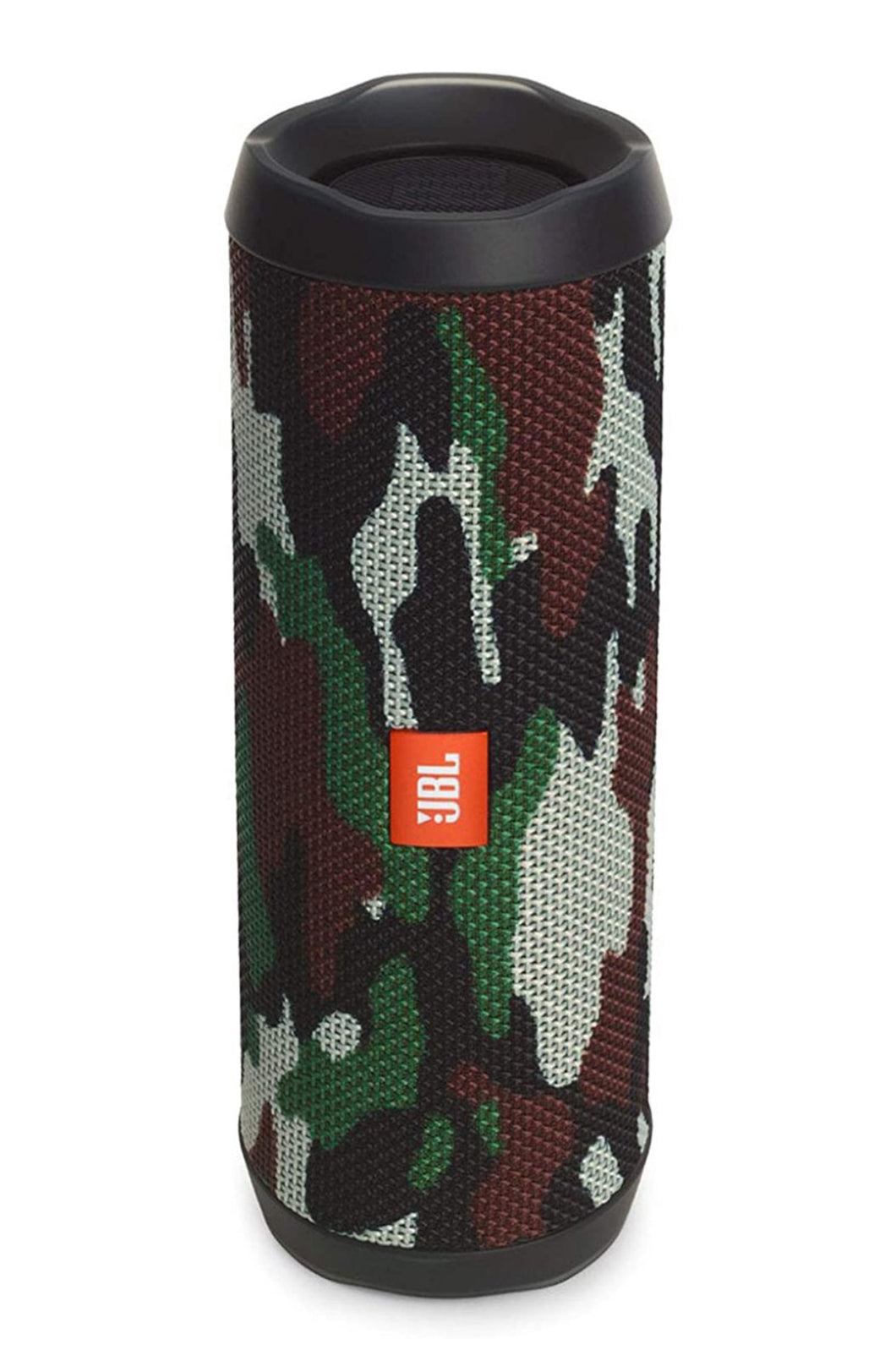 JBL Flip 4, Wireless Portable Bluetooth Speaker with Mic, JBL Signature Sound with Bass Radiator, Vibrant Colors with Rugged Fabric Design, JBL Connect+, IPX7 Waterproof & AUX (Squad)