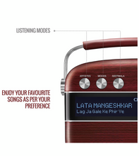 Load image into Gallery viewer, Saregama Carvaan Portable Music Player with 5000 Preloaded Songs, FM/BT/AUX(Cherry Red)
