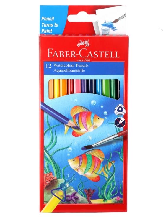 Faber Castell 12 Water Colour Pencils