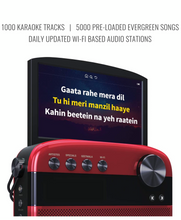 Load image into Gallery viewer, Saregama Carvaan Karaoke - Portable Music Player with 5000 Pre-Loaded Songs, FM/BT/AUX (Metallic Red)
