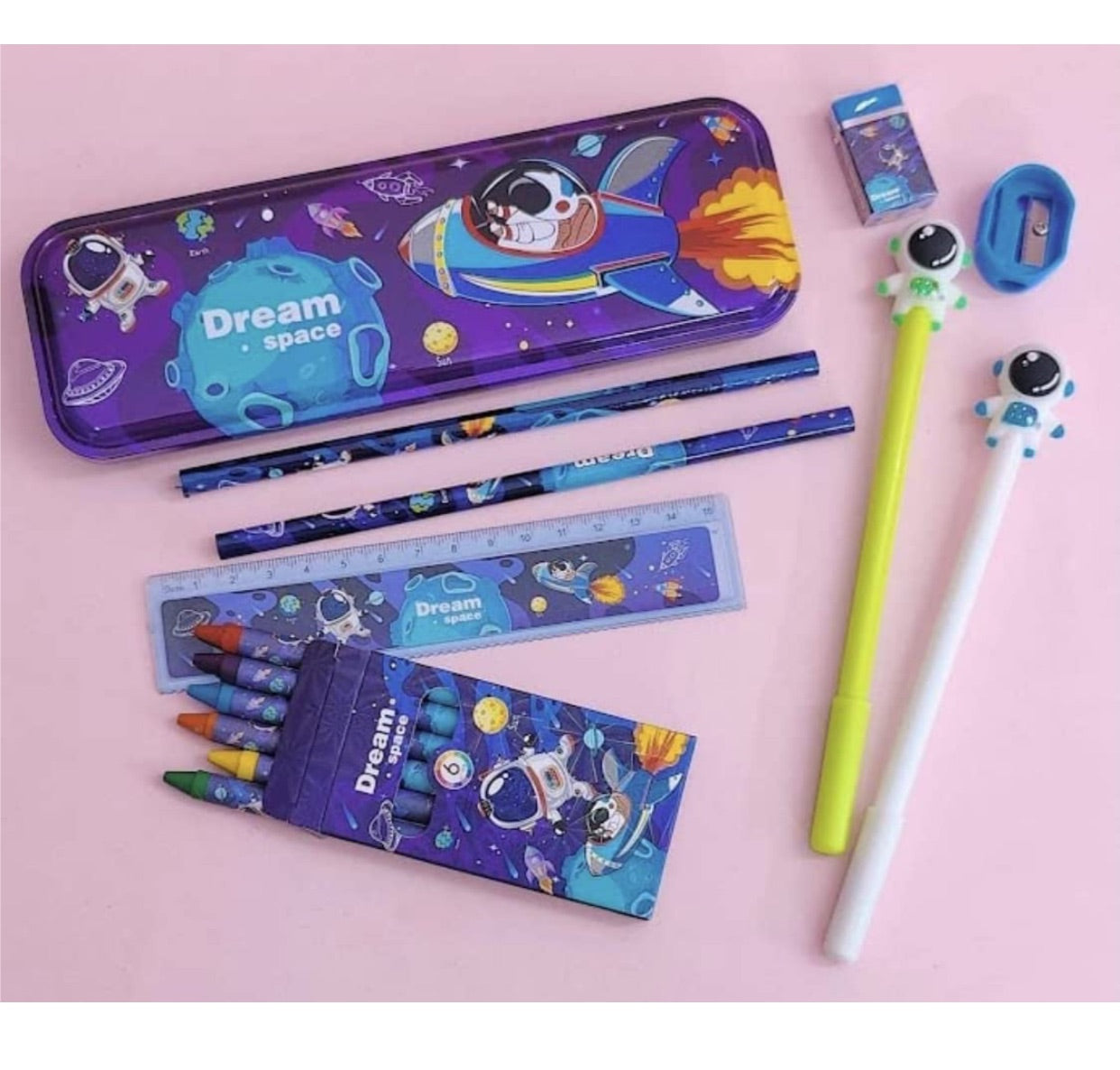 Flipkart.com | utsub Birthday Return gifts for kids Boy theme 50pcs  Stationery Set with Goody bag - stationary set