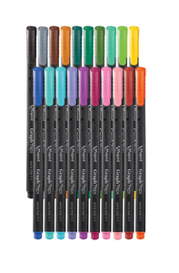 Maped Graph Peps Fine point 0.4mm Fineliners Set - Pack of 20