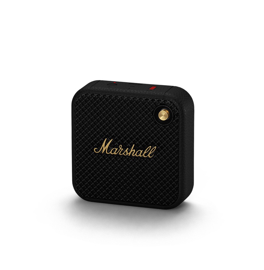 Marshall Willen Portable Bluetooth Speaker - Black & Brass