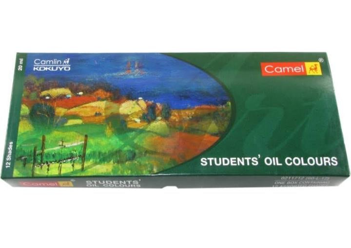 Camlin Students Oil Colours 20ml - 12 Shades