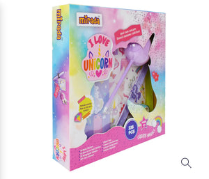 Mirada I Love Unicorn Goodie Bag, Arts and Crafts for Kids of Age 3 Years+, Creative Play for Kids, Multicolour