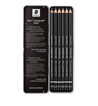 Load image into Gallery viewer, Staedtler Mars Lumograph Pencils- 6 pc
