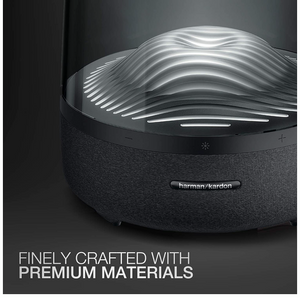 Harman Kardon Aura Studio 3 Bluetooth Speaker with 360 Degree Sound and Ambient Light Effects (Black)