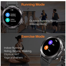 Load image into Gallery viewer, Portronics YOGG Kronos Alpha Smart Watch with Fitness Tracker, Heart Rate Monitor, Call &amp; SNS Reminders, 12 Sports Modes, 5ATM Waterproof &amp; Dust Resistant (Black)
