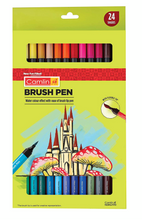 Load image into Gallery viewer, Camlin Kokuyo Brush Pens, 24 Shades (Multicolor)
