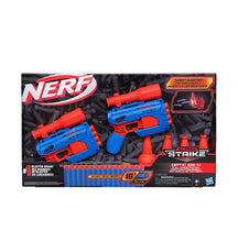 Load image into Gallery viewer, Nerf Alpha Strike Optic QS-4 Duel Targeting Set ,22-Pieces ,Includes 2 Blasters, 4 Half-Targets, 16 Official Nerf Darts
