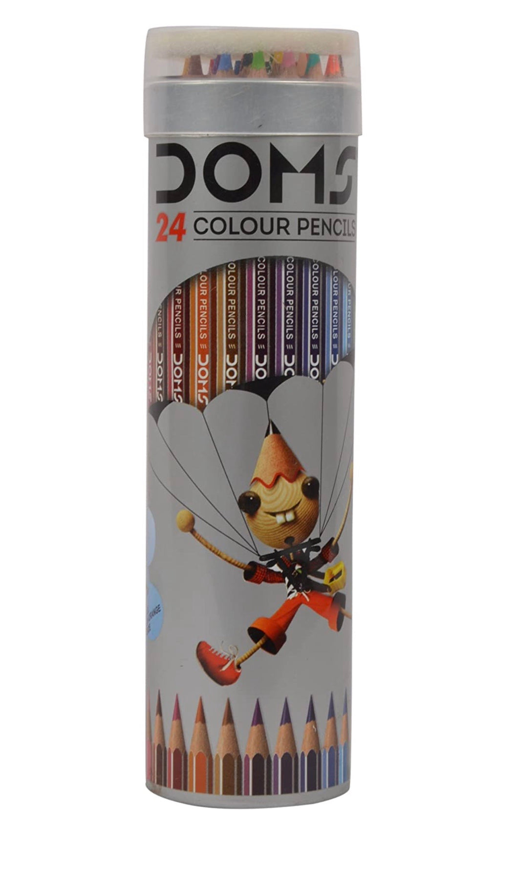 Doms Coloured Pencils, 2 B, Pack of 28