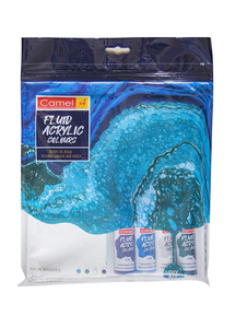 Camel Fluid Acrylic Kit - Aqua Series