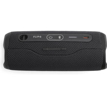 Load image into Gallery viewer, JBL Flip 6 - Portable Bluetooth Speaker, Powerful Sound and deep bass, IPX7 Waterproof, 12 Hours of Playtime, JBL PartyBoost for Multiple Speaker Pairing, Speaker for Home, Outdoor and Travel (Black)
