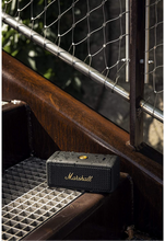 Load image into Gallery viewer, Marshall Emberton Portable Bluetooth Speaker - Black and Brass
