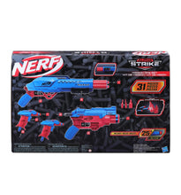 Load image into Gallery viewer, Nerf Alpha Strike Mission Ops Set Includes 4 Blasters, 2 Half-Targets, and 25 Official Nerf Elite Darts,Easy Load Prime Fire
