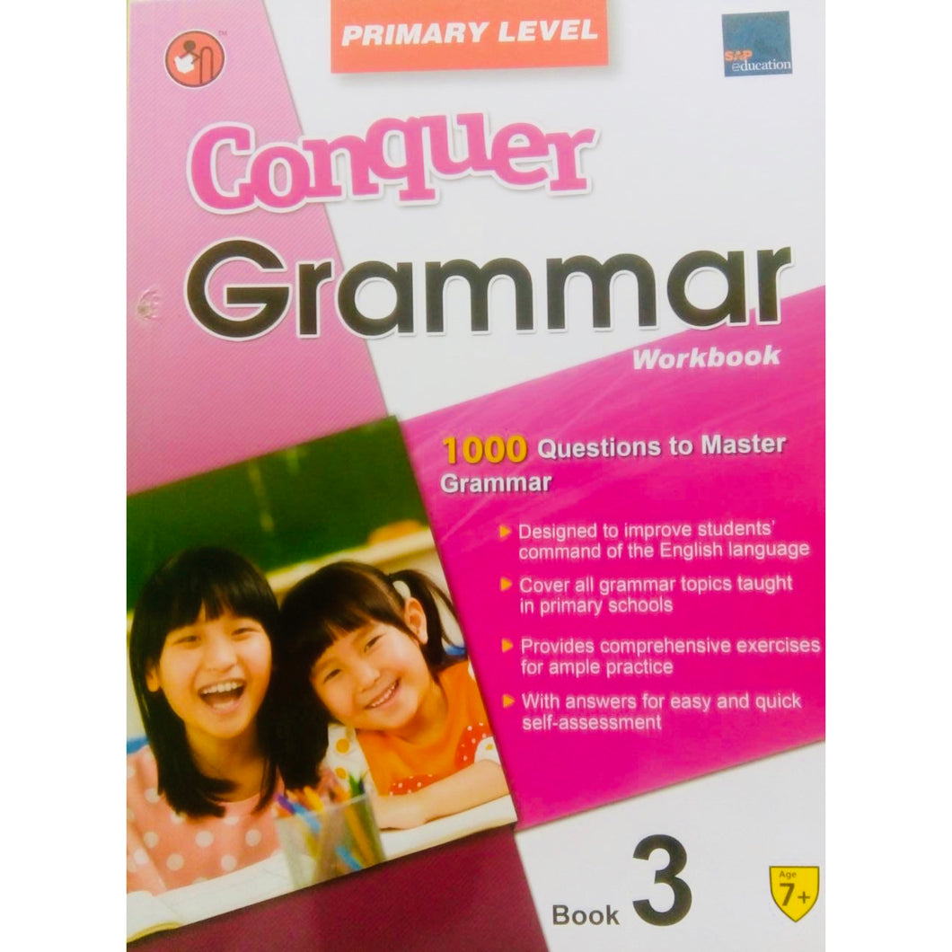 Conquer Grammar Workbook Book 3