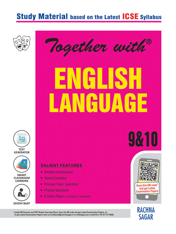 Together with ICSE English Language Study Material for Class 9 & 10