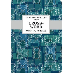 Classic Puzzles Crossword Teal Wallpaper