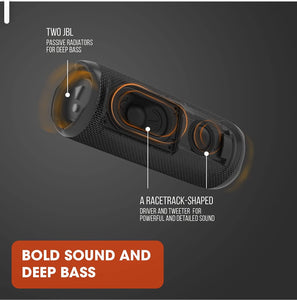 JBL Flip 6 - Portable Bluetooth Speaker, Powerful Sound and deep bass, IPX7 Waterproof, 12 Hours of Playtime, JBL PartyBoost for Multiple Speaker Pairing, Speaker for Home, Outdoor and Travel (Black)