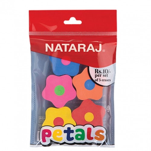 Nataraj Petals Eraser Pck of 5