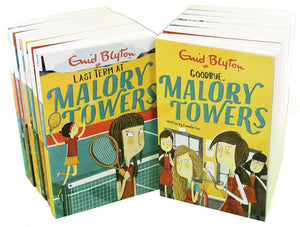 Malory Towers 12 Book Collection - Ages 9-14 - Paperback - Enid Blyton