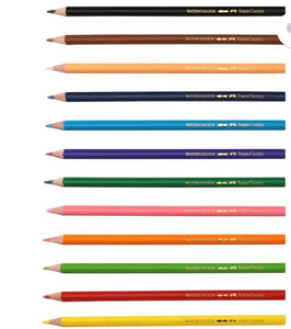 Faber Castell 12 Water Colour Pencils