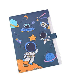 Space Folder for | Zip Folder for Kids | Cartoon Big Folder for Kids Girls Return Gifts Birthday Party