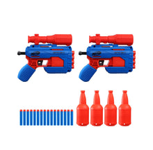 Load image into Gallery viewer, Nerf Alpha Strike Optic QS-4 Duel Targeting Set ,22-Pieces ,Includes 2 Blasters, 4 Half-Targets, 16 Official Nerf Darts
