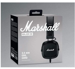 Marshall Major III On-Ear Headphones (Black)