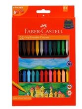 Load image into Gallery viewer, Faber Castell 24 Erasable Grip Crayons
