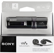 Load image into Gallery viewer, Sony NWZ-B183F Walkman 4GB Digital Music Player with FM, 20 hours of battery life (Black)
