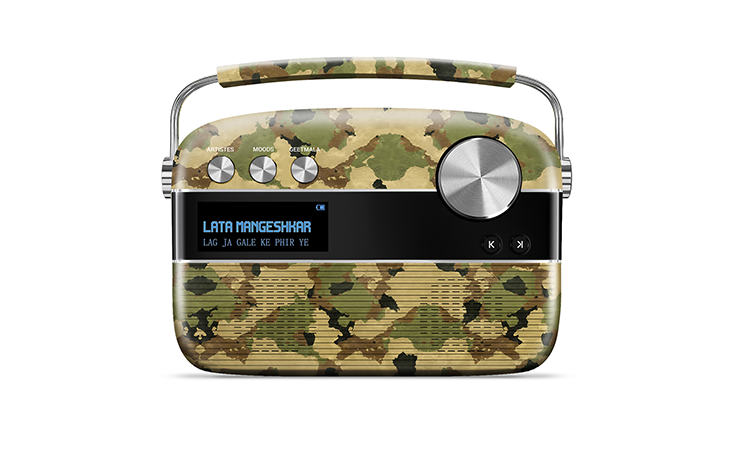 Saregama Carvaan Camouflage Green Limited Edition