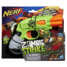 Load image into Gallery viewer, NERF Zombie Strike DoubleStrike (Multicolor) Includes 2 darts, For Kids Ages 8 and Up,
